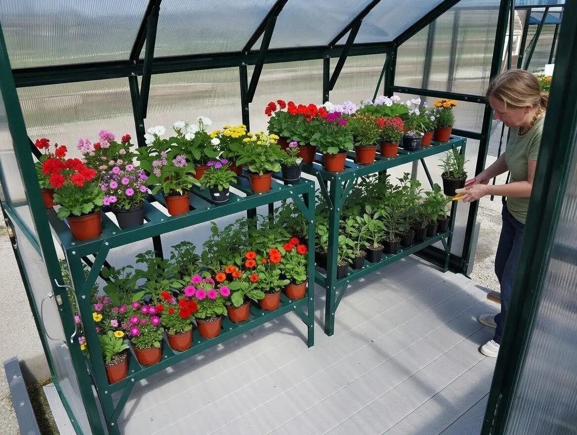Grandio Greenhouse Potting Bench